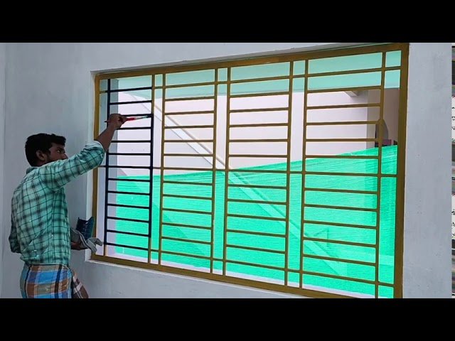 Window grill painting  On Visit