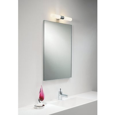 Bathroom mirror installation